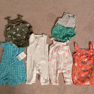 SIX baby girl Summer outfits from Carter’s!